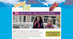 Desktop Screenshot of lekkerfitopschool.nl
